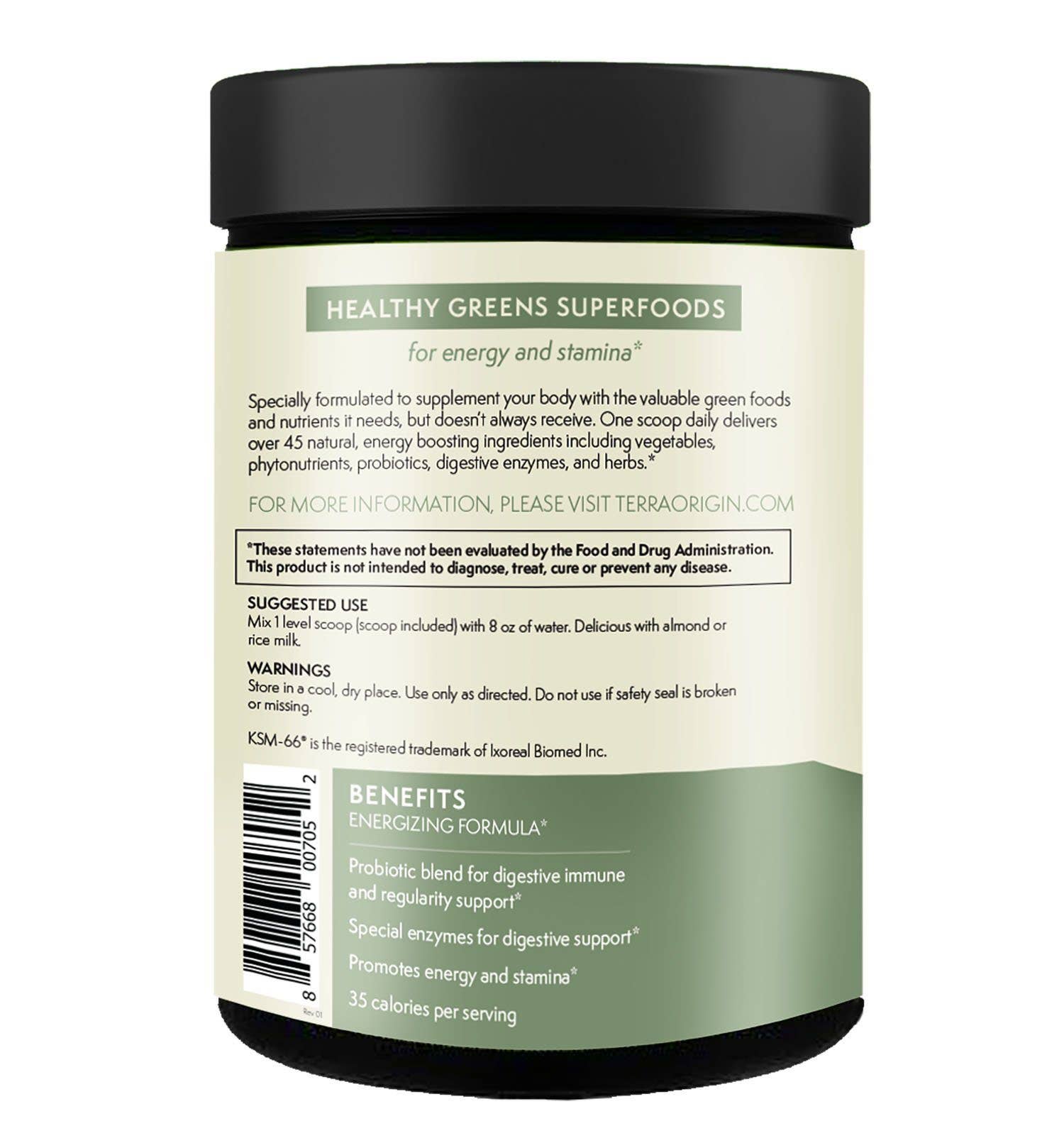 Greens Superfoods Powder: Mint