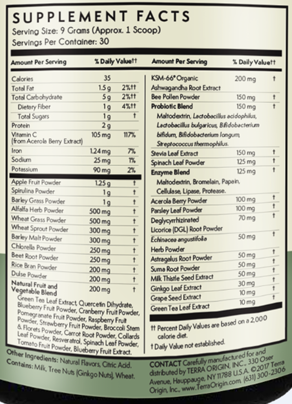 Greens Superfoods Powder: Mint