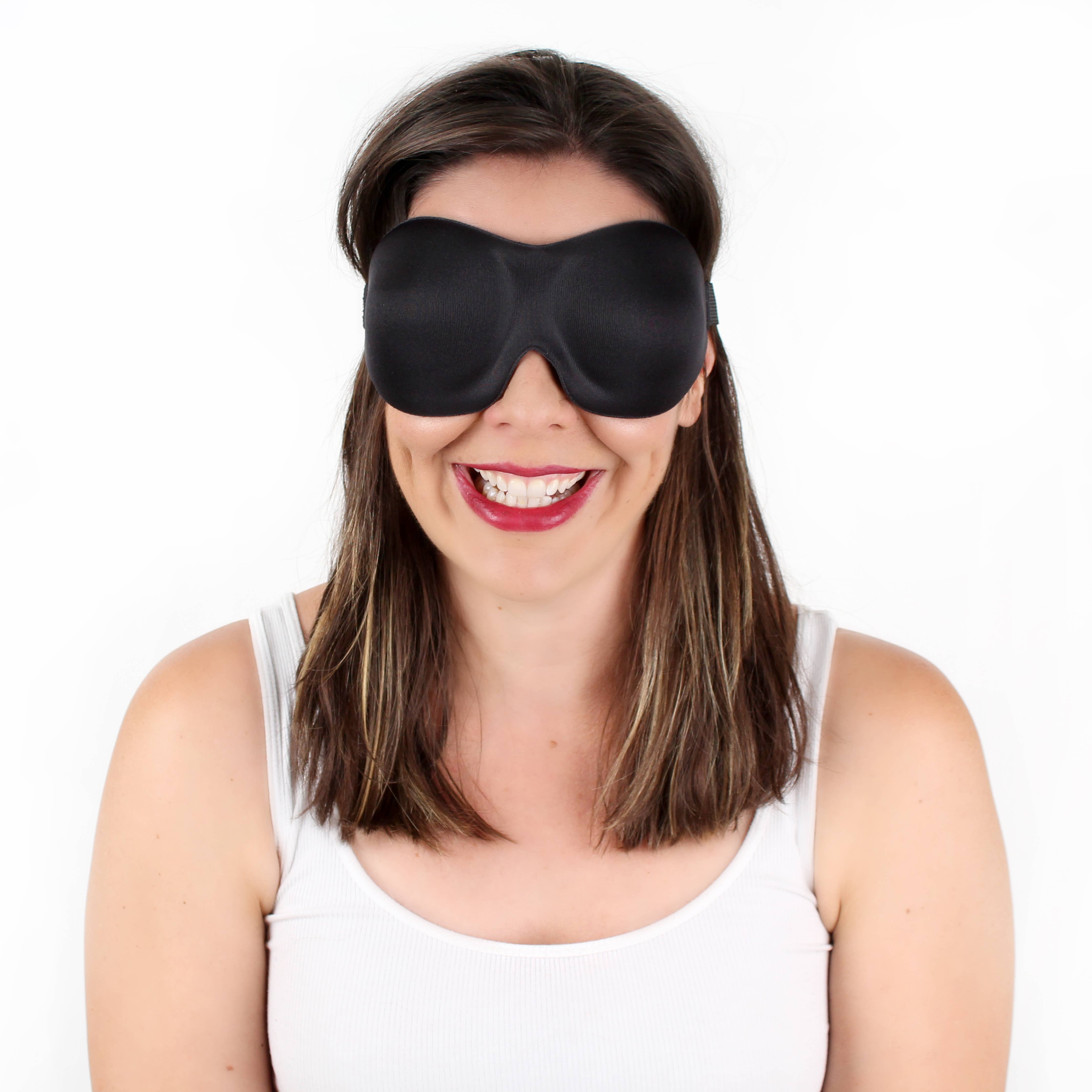 Contoured Sleep Mask - Black