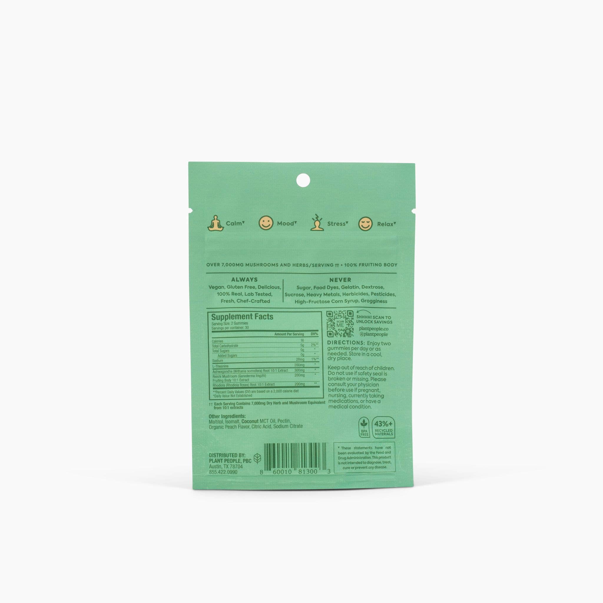 Grab-n-Go Size: WonderCalm Mushroom Gummies