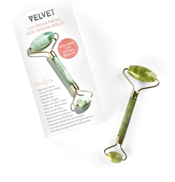 Velvet Lux Facial Jade Crystal Roller