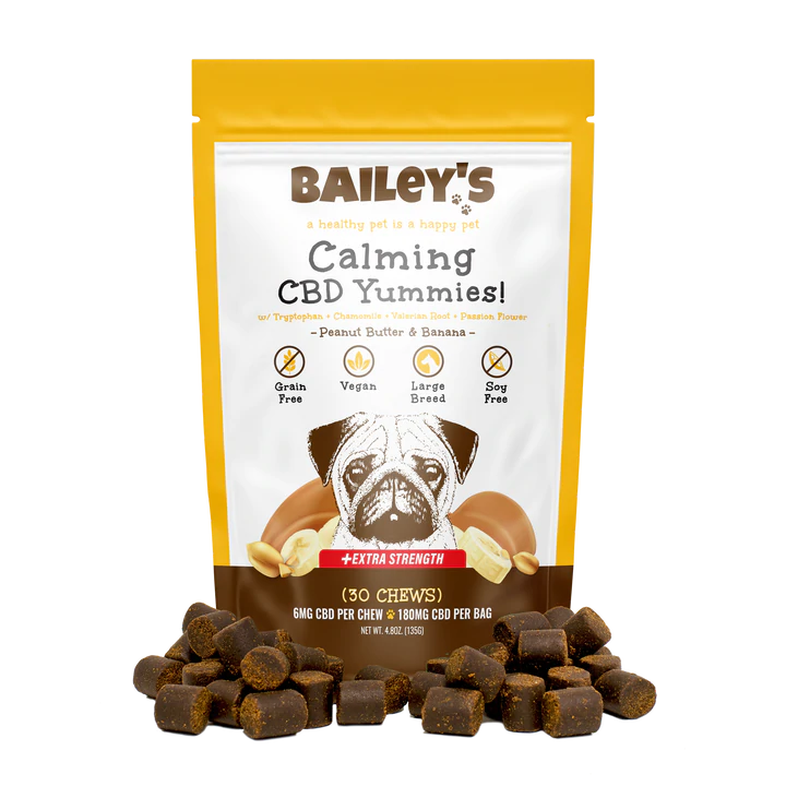 Calming CBD Yummies! +Extra Strength - 30 Count -180MG CBD per bag