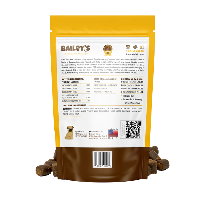 Calming CBD Yummies! 30 Count - 90MG CBD per Bag