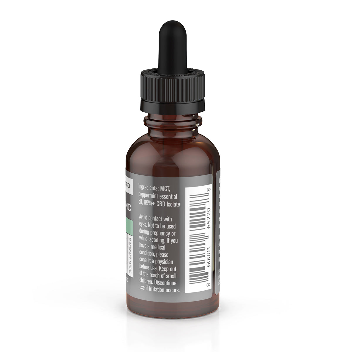 NUYU 1500mg CBD Oil Tinc - Peppermint - 1oz, 30ml