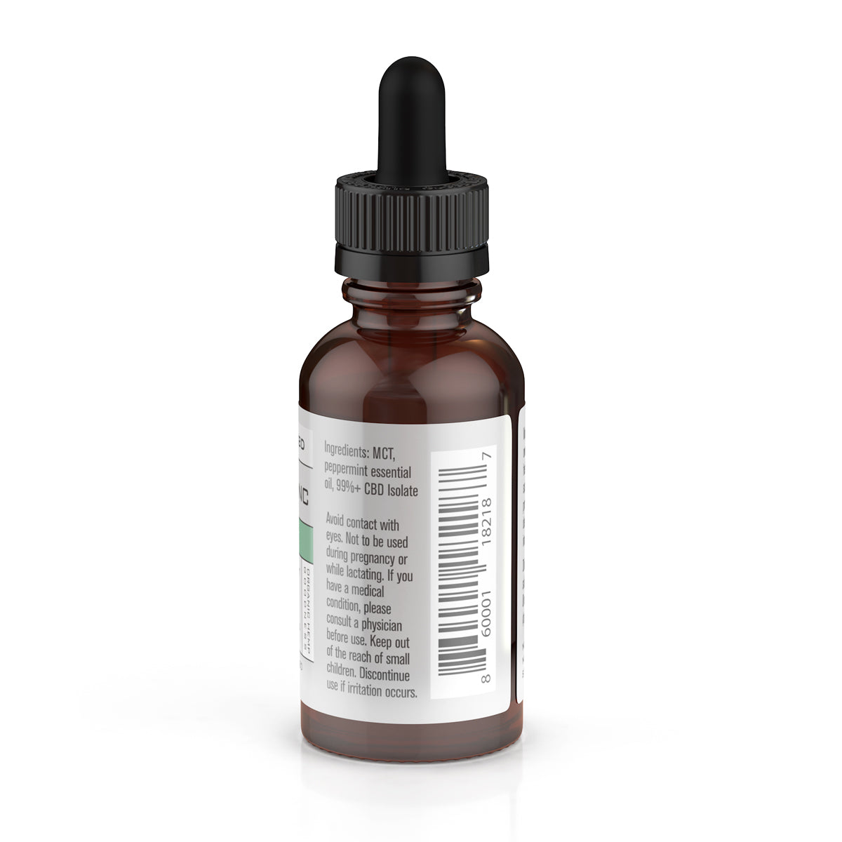 NUYU 500mg CBD Oil Tinc - Peppermint - 1oz, 30ml