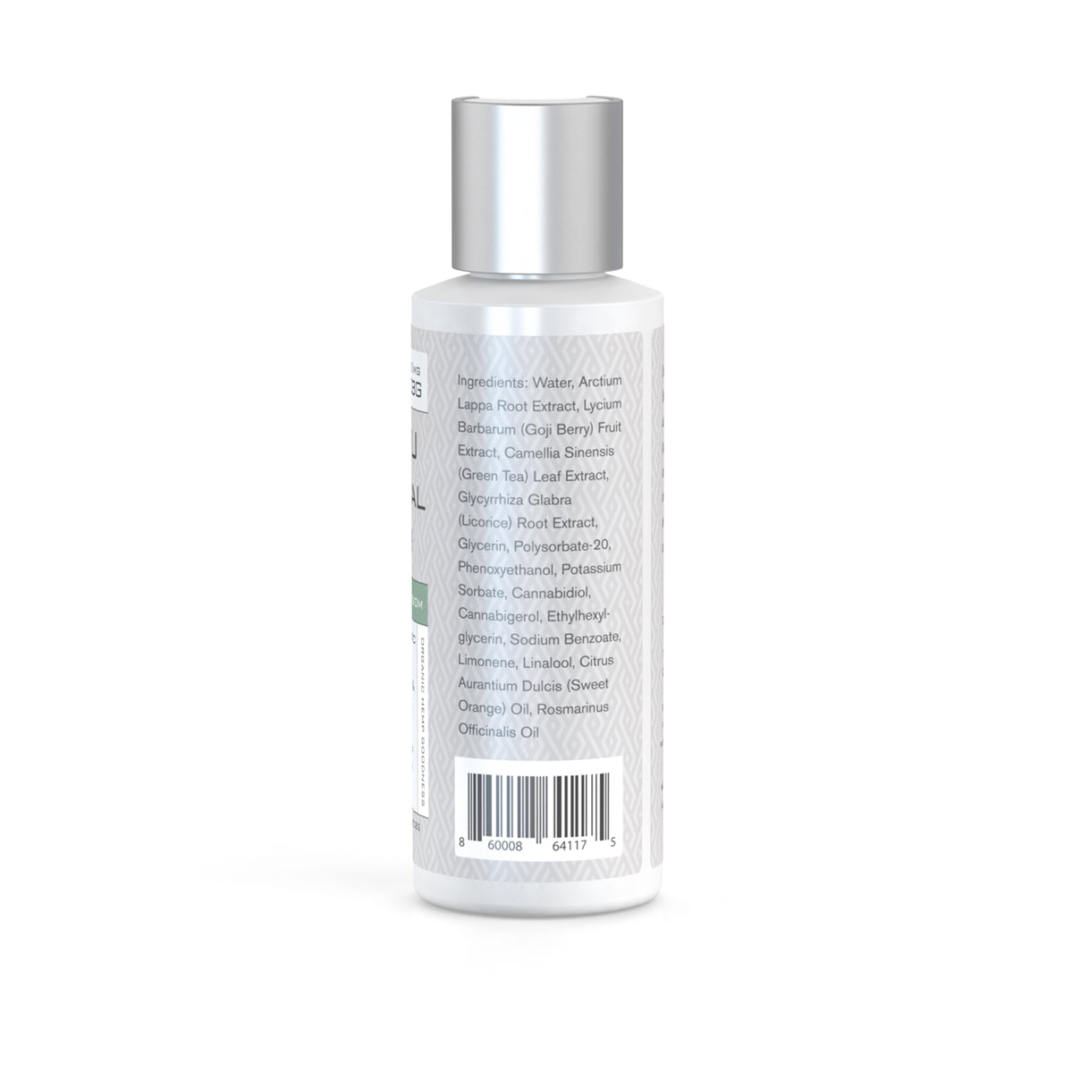 NUYU Tone YU Botanical Toner - Herbal Citrus Blossom - 4oz | CBD: 200mg | CBG: 10mg