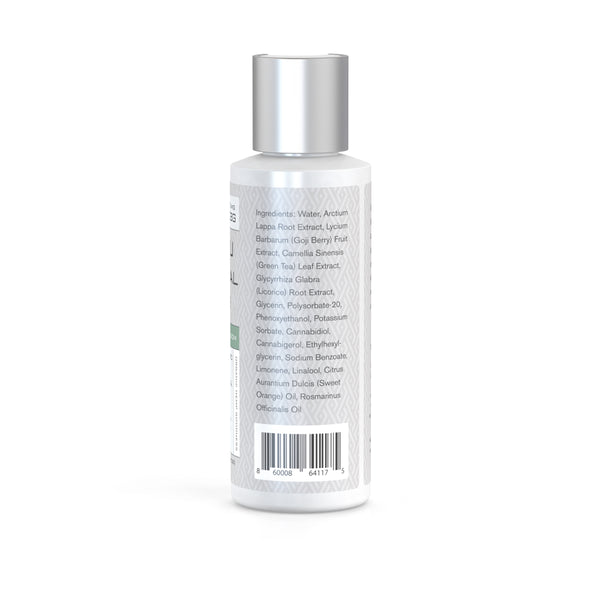 NUYU Tone YU Botanical Toner - Herbal Citrus Blossom - 4oz | CBD: 200mg | CBG: 10mg