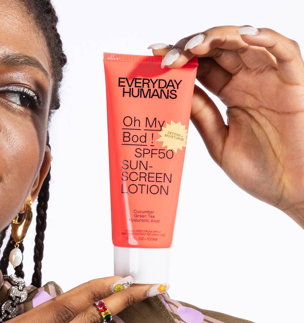 Oh My Bod SPF50 Face Body Sunscreen Lotion (Water Resistant)