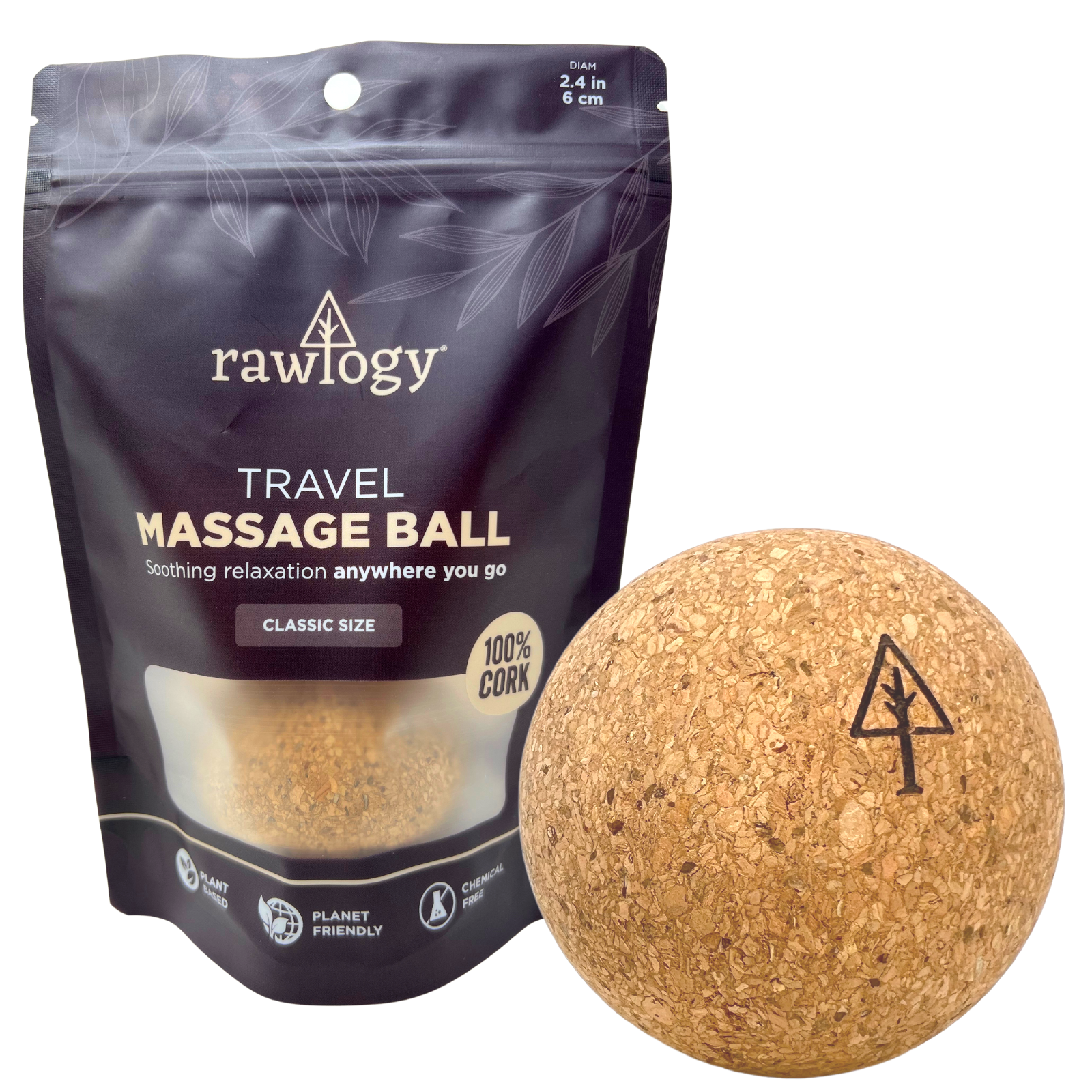 Rawlogy® Cork Massage Ball: Classic (2.5