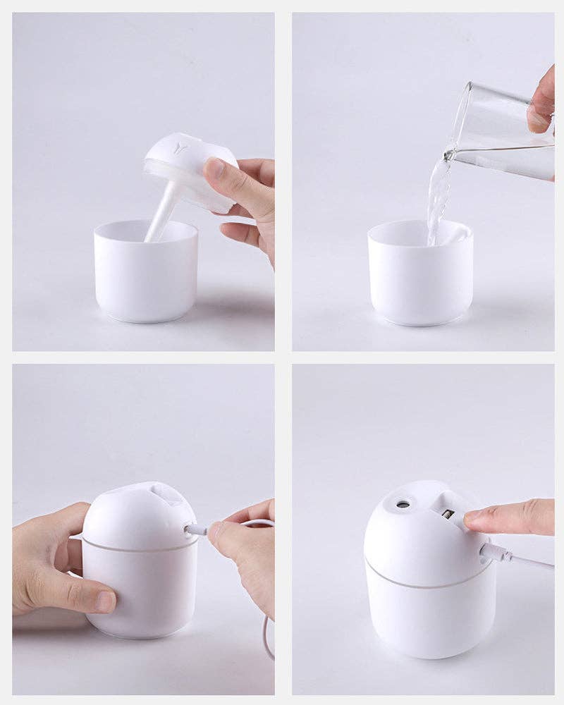 Wild Essentials | Mini Cool Diffuser/Humidifier and Nightlight