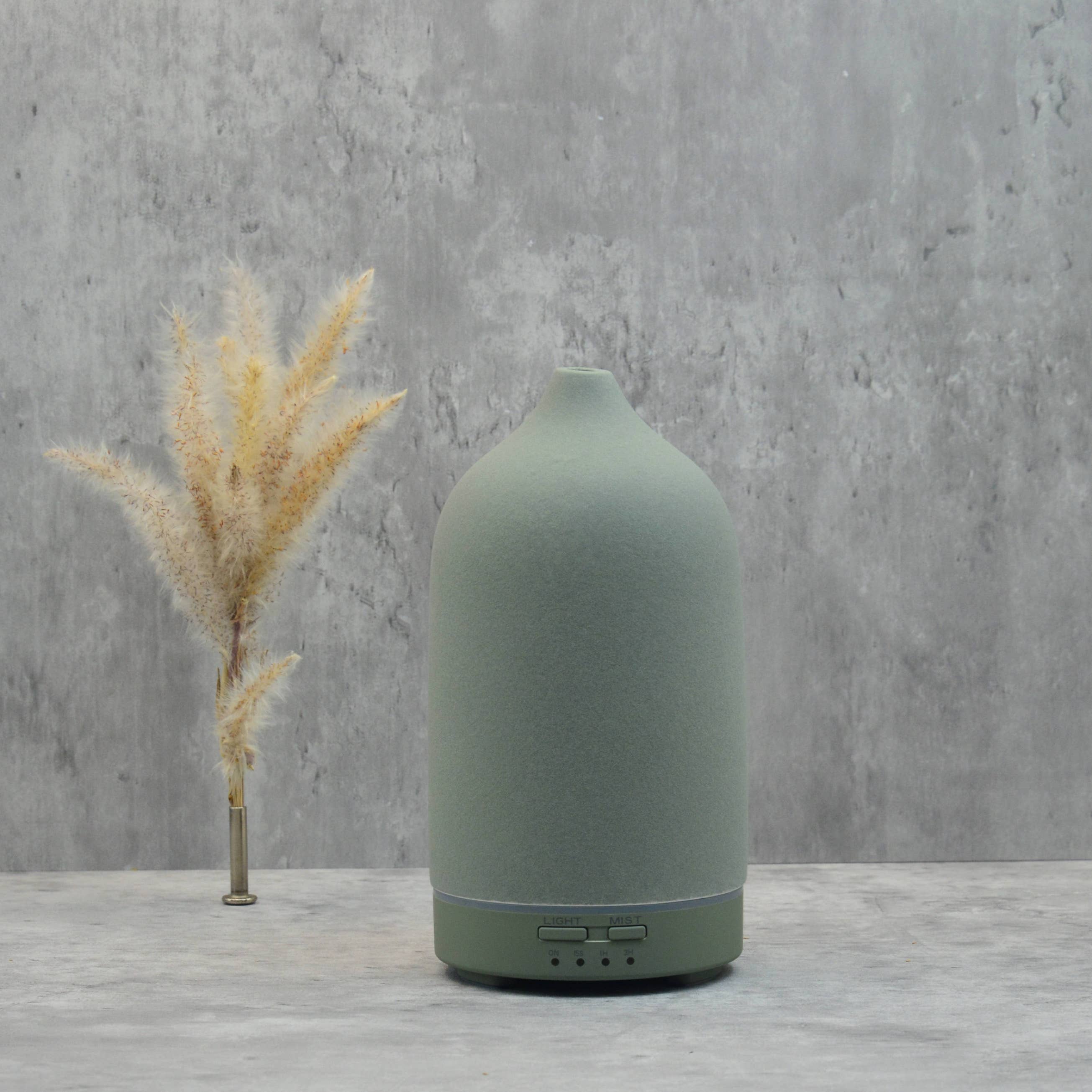 Ceramic Stone Aromatic Diffuser: White