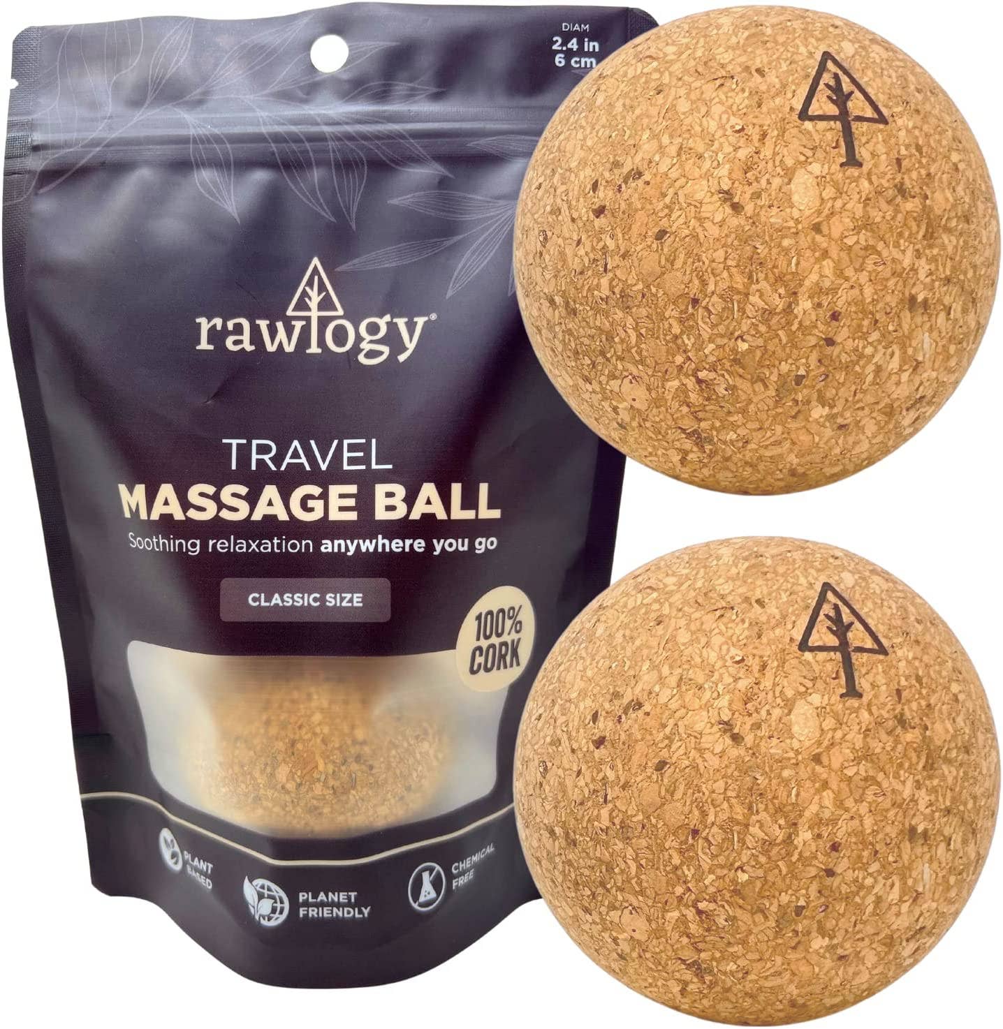 Rawlogy® Cork Massage Ball: Classic (2.5