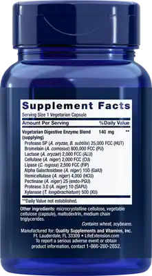 Life Extension | Enhanced Super Digestive Enzymes