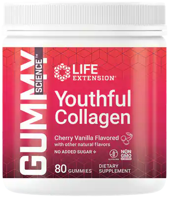 Life Extension | Gummy Science™ Youthful Collagen (Cherry Vanilla)