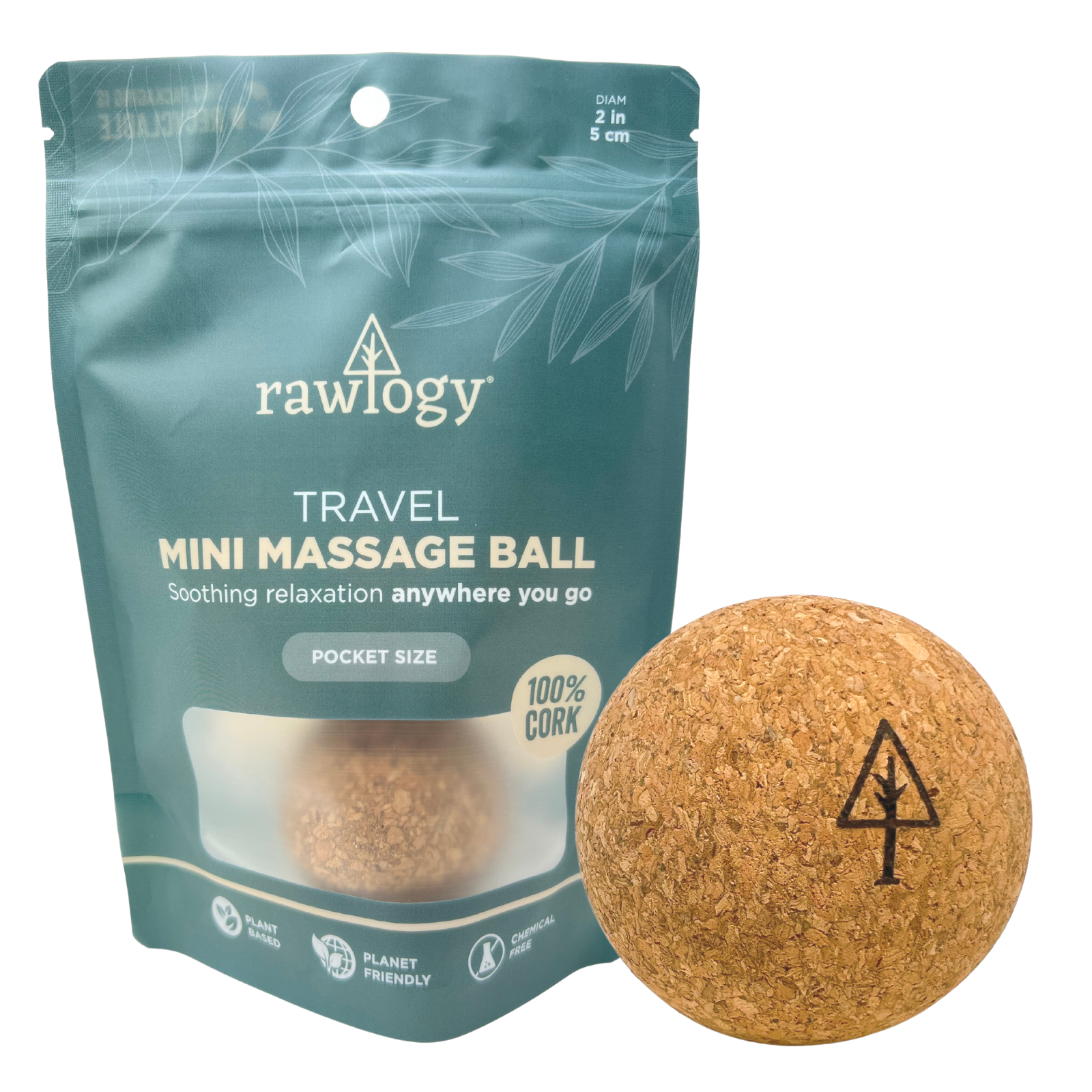 Rawlogy® Cork Massage Ball: Classic (2.5