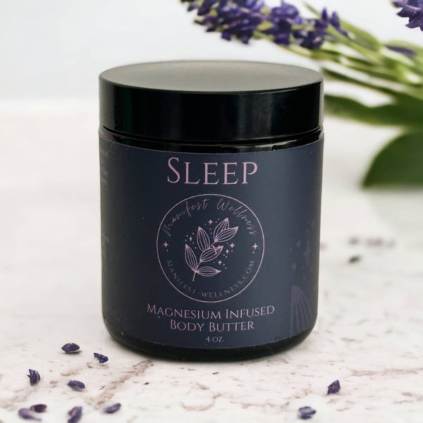 Magnesium Sleep Butter, made with Organic Ingredients